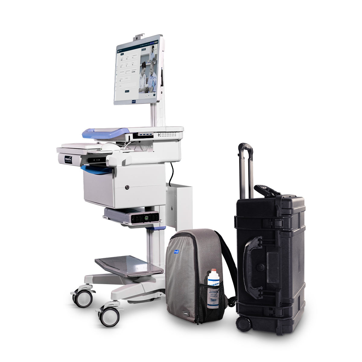 Medconnect Cart and suitcase