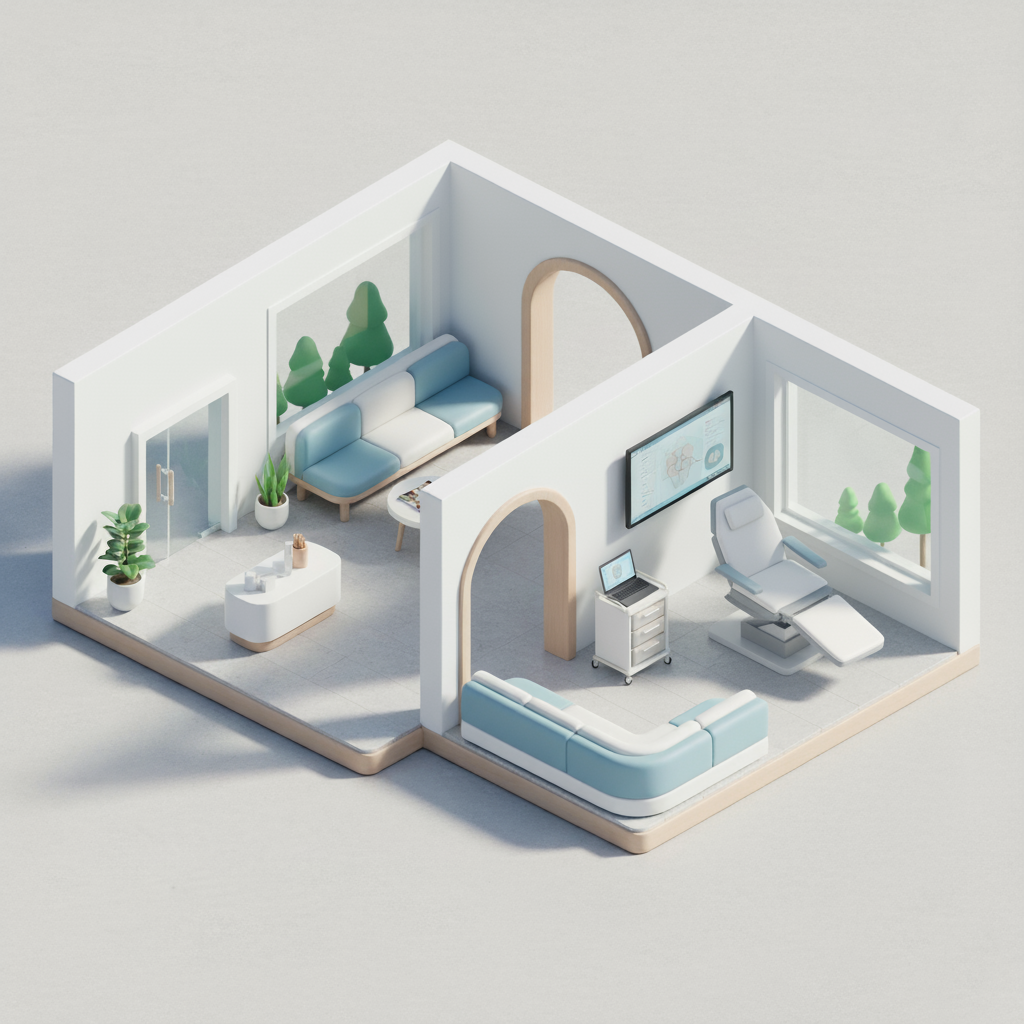 Promotal MedConnect telemedicine clinic 3D view