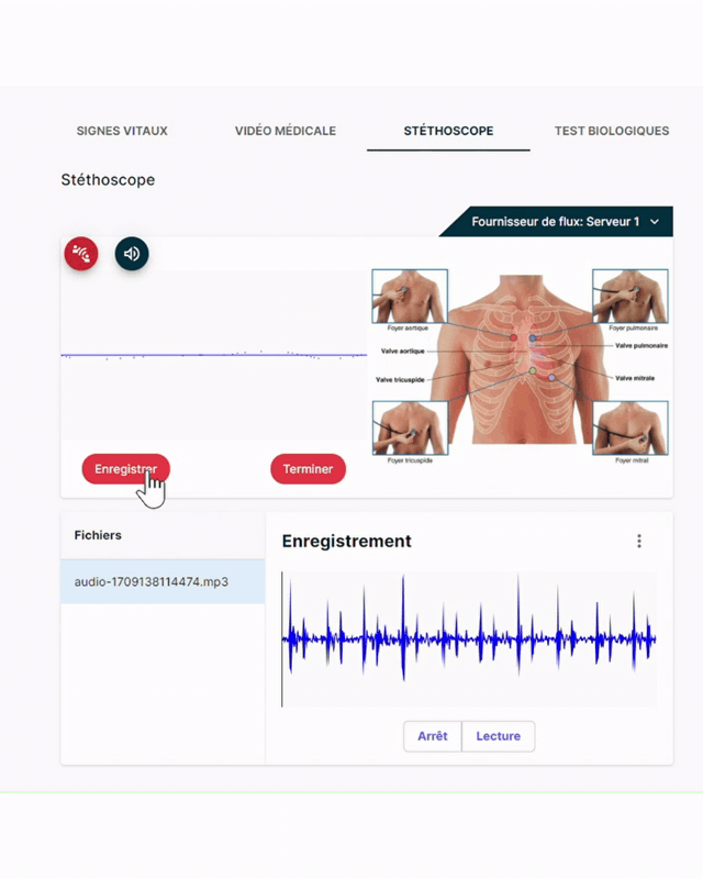 Stéthoscope Électronique